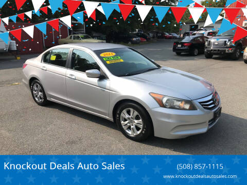 2011 Honda Accord for sale at Knockout Deals Auto Sales in West Bridgewater MA