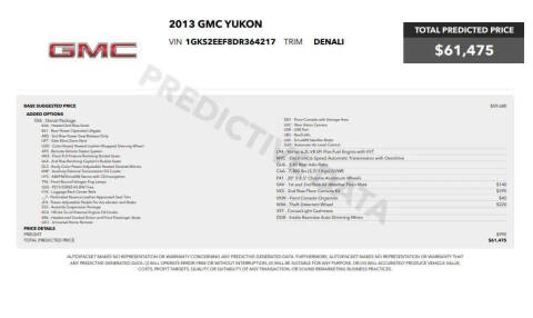 2013 GMC Yukon Denali