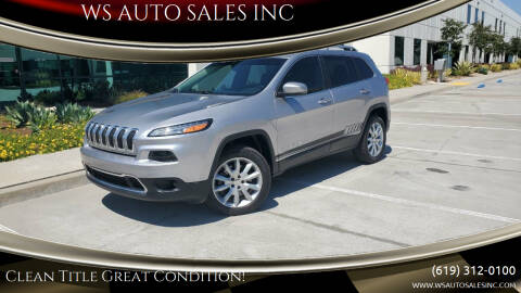 2014 Jeep Cherokee for sale at WS AUTO SALES INC in El Cajon CA