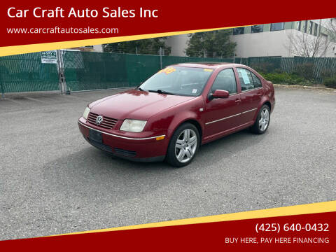 2004 Volkswagen Jetta for sale at Car Craft Auto Sales Inc in Lynnwood WA