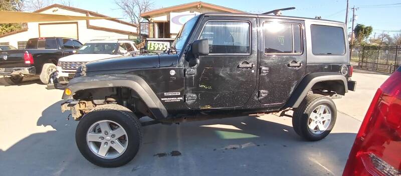 2012 Jeep Wrangler Unlimited for sale at AUTOTEX FINANCIAL in San Antonio TX