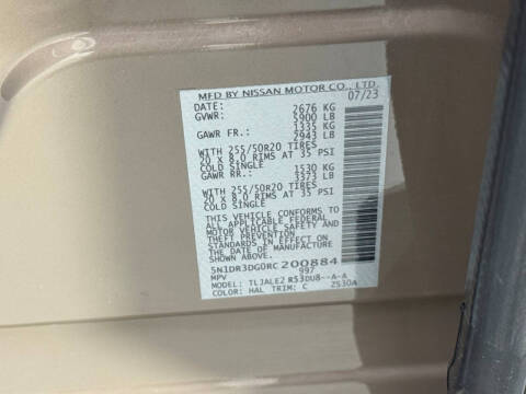 2024 Nissan Pathfinder Platinum