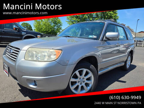 2008 Subaru Forester for sale at Mancini Motors in Norristown PA