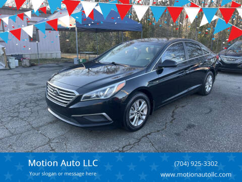 2017 Hyundai Sonata for sale at Motion Auto LLC in Kannapolis NC