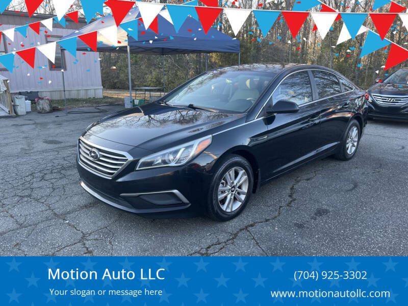 2017 Hyundai Sonata for sale at Motion Auto LLC in Kannapolis NC