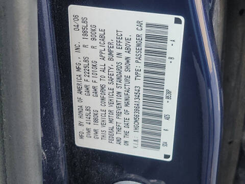 2006 Honda Accord LX Special Edition