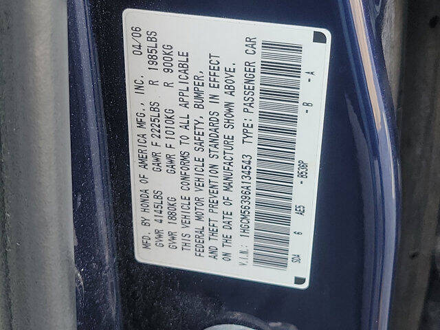 2006 Honda Accord LX Special Edition