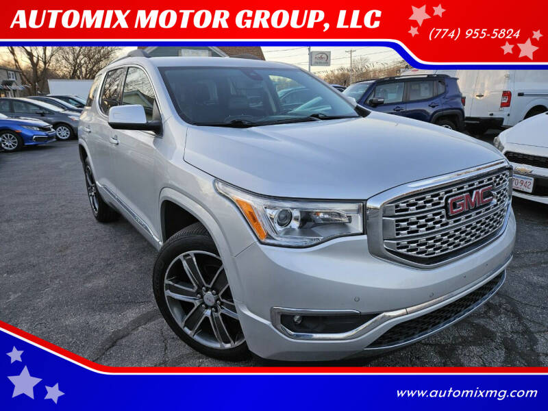 2019 GMC Acadia for sale at AUTOMIX MOTOR GROUP, LLC in Swansea MA
