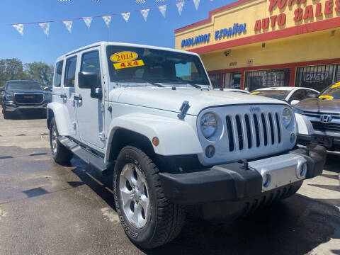 2014 Jeep Wrangler Unlimited for sale at Popas Auto Sales in Detroit MI