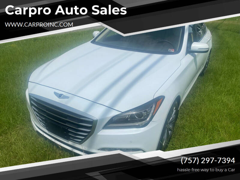 2016 Hyundai Genesis for sale at Carpro Auto Sales in Chesapeake VA
