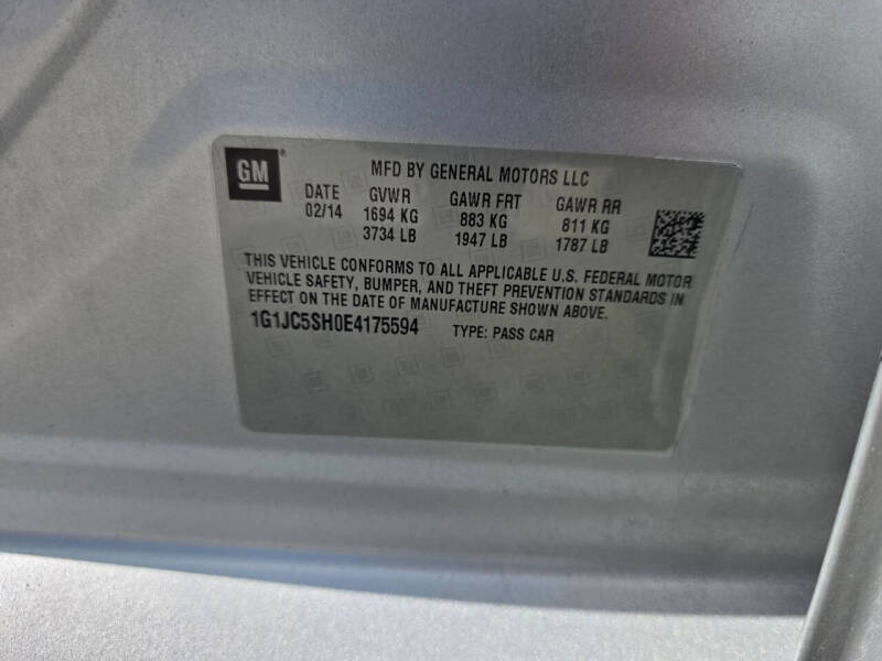 2014 Chevrolet Sonic LT Auto