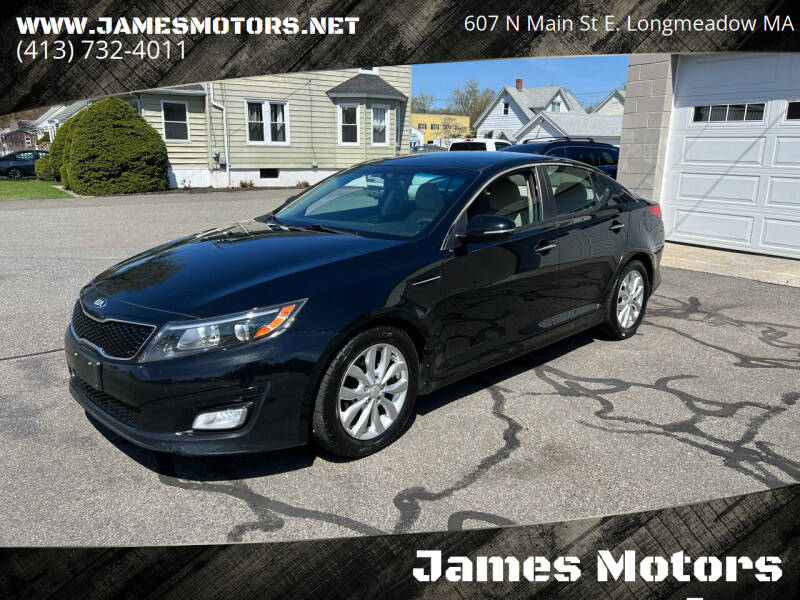 2015 Kia Optima for sale at James Motors Inc. in East Longmeadow MA