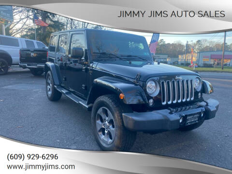 2017 Jeep Wrangler Unlimited for sale at Jimmy Jims Auto Sales in Tabernacle NJ