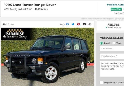 1995 Land Rover Range Rover County LWB