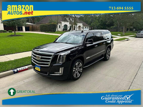 2015 Cadillac Escalade ESV for sale at Amazon Autos in Houston TX