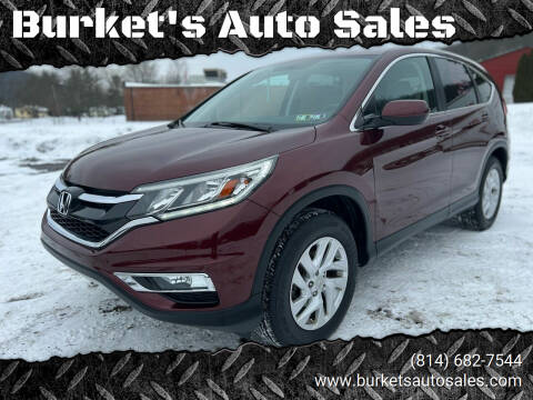 2015 Honda CR-V for sale at Burket's Auto Sales in Tyrone PA