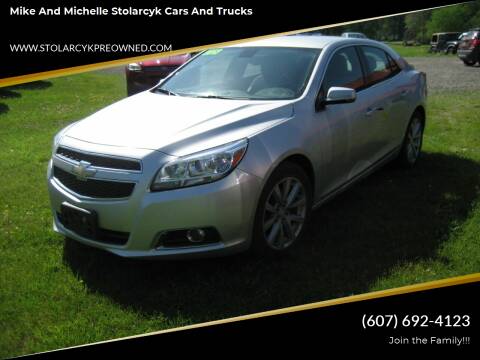 2013 Chevrolet Malibu for sale at Mike and Michelle Stolarcyk Cars and Trucks in Whitney Point NY