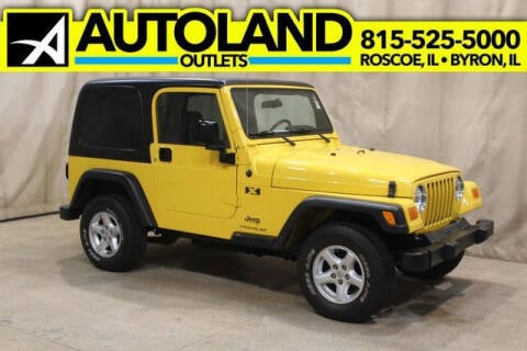 2004 Jeep Wrangler for sale at AutoLand Outlets Inc in Roscoe IL