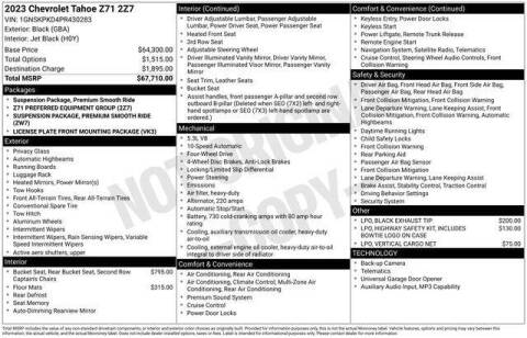 2023 Chevrolet Tahoe Z71