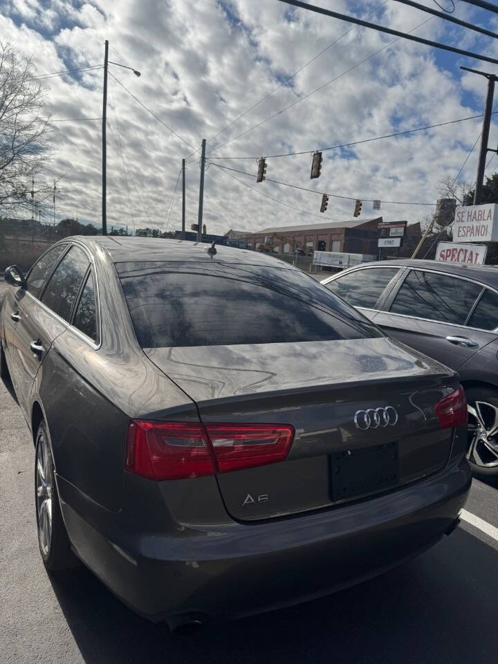 2014 Audi A6 for sale at Fast Fix Auto Sales and Service in Spartanburg, SC