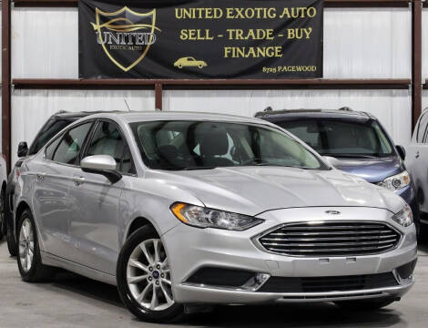 2017 Ford Fusion for sale at United Exotic Auto in Houston TX