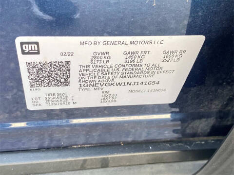 2022 Chevrolet Traverse LT Cloth