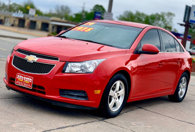 2014 Chevrolet Cruze for sale at SOLOMA AUTO SALES in Grand Island NE