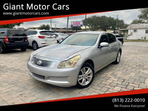 2008 Infiniti G35 for sale at Giant Motor Cars in Tampa FL