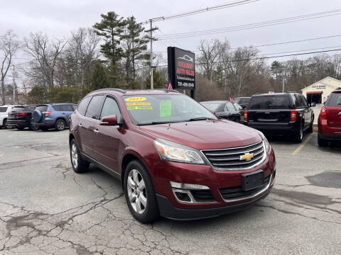 2017 Chevrolet Traverse for sale at Cohasset Auto Sales in Cohasset MA