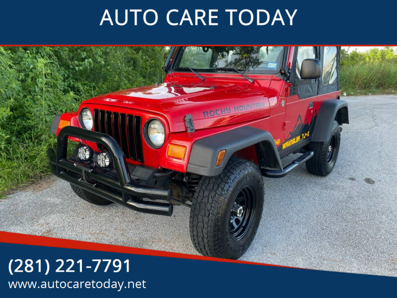 2006 Jeep Wrangler for sale at AUTO CARE TODAY in Spring TX