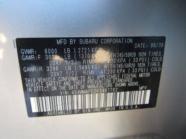 2019 Subaru Ascent Limited 7-Passenger