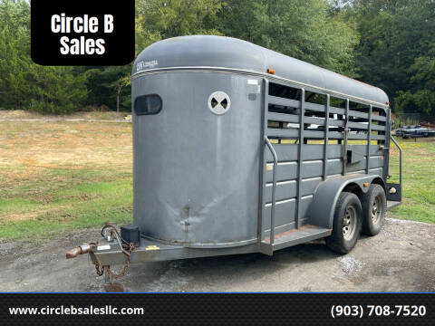 1998 CM 14x5 Stock Trailer for sale at Circle B Sales in Pittsburg TX