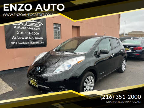 2014 Nissan LEAF for sale at ENZO AUTO in Parma OH