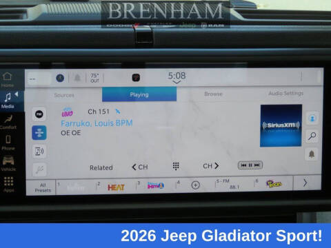 2026 Jeep Gladiator Sport