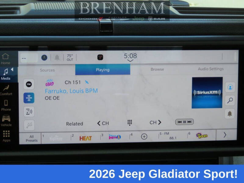 2026 Jeep Gladiator Sport