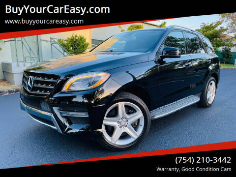 2013 Mercedes-Benz M-Class for sale at BuyYourCarEasyllc.com in Hollywood FL