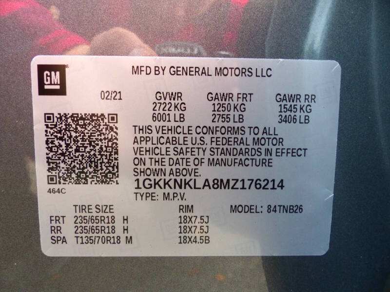 2021 GMC Acadia SLE