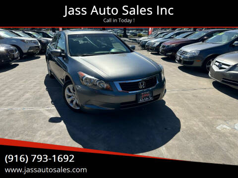 2008 Honda Accord for sale at Jass Auto Sales Inc in Sacramento CA