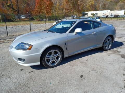 2005 Hyundai Tiburon for sale at PASTIME AUTO INC. in Knoxville TN