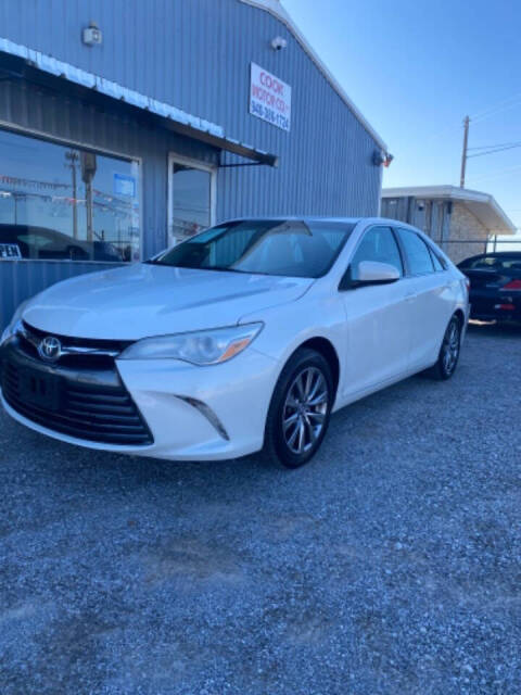 2017 Toyota Camry for sale at COOK MOTOR CO LLC in Wichita Falls, TX