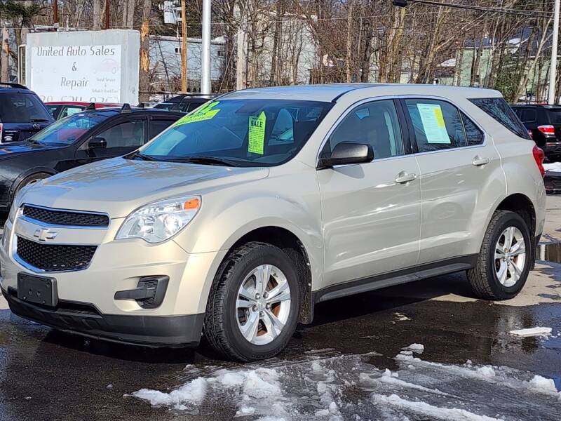 2012 Chevrolet Equinox for sale at United Auto Sales & Service Inc in Leominster MA
