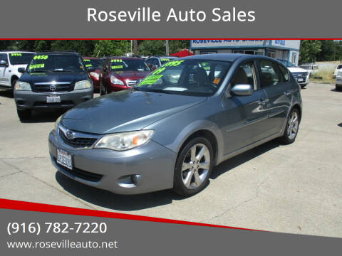 2009 Subaru Impreza for sale at Roseville Auto Sales in Roseville CA