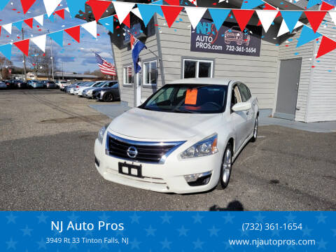 2013 Nissan Altima for sale at NJ Auto Pros in Tinton Falls NJ