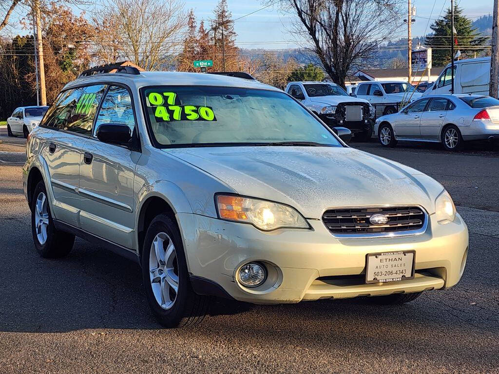 2007 Subaru Outback for sale at ETHAN AUTO SALES LLC in Portland, OR