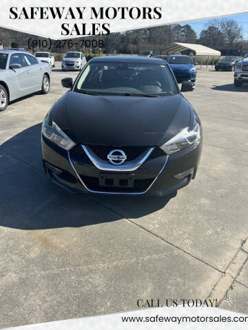 2017 Nissan Maxima for sale at Safeway Motors Sales in Laurinburg NC