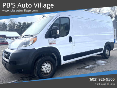 2022 RAM ProMaster for sale at PB'S Auto Village in Hampton Falls NH