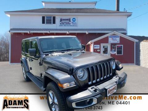 2019 Jeep Wrangler Unlimited for sale at Adams Automotive in Hermon ME
