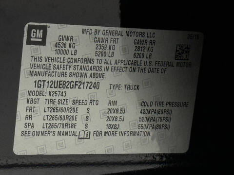 2016 GMC Sierra 2500HD Denali