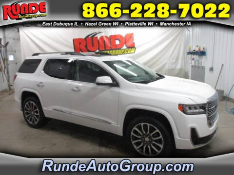 2020 GMC Acadia for sale at Runde PreDriven in Hazel Green WI