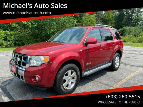 2008 Ford Escape for sale at Michael's Auto Sales in Derry NH